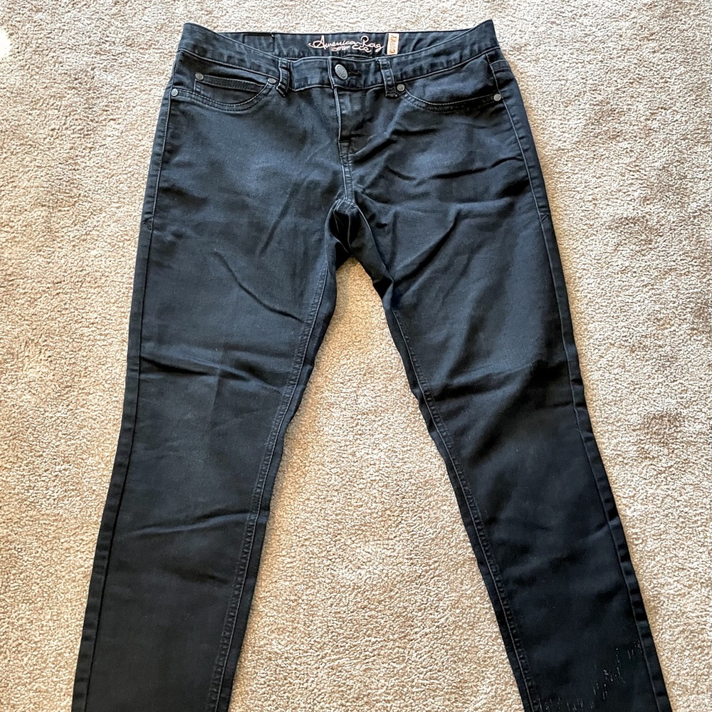 American Rag Curvy Black jeans Size 7-S